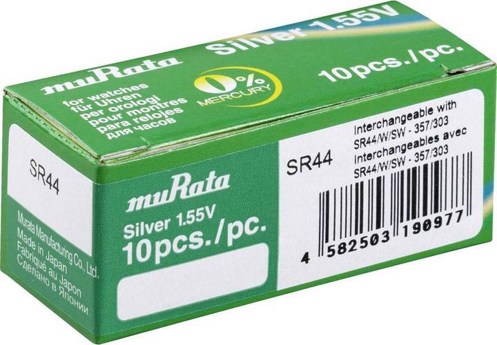 Actual product image Murata Button cell silver oxide n 303 (10 pcs., 160 mAh)