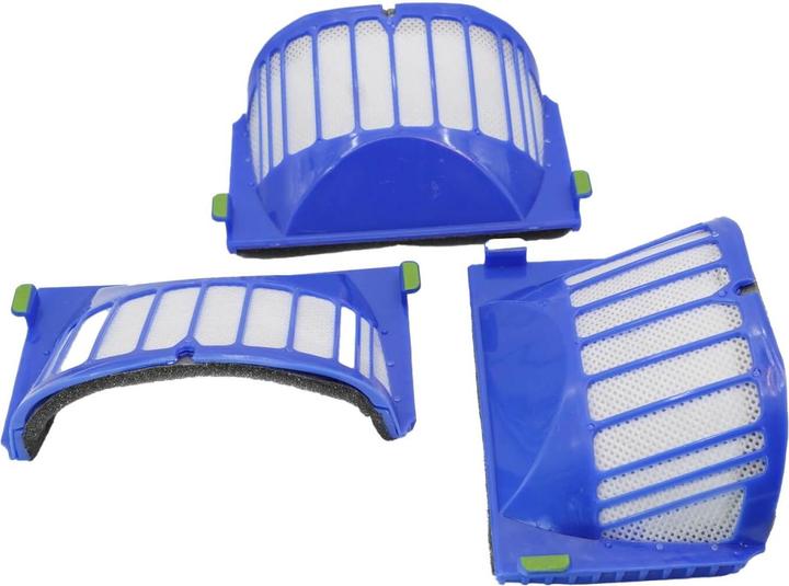 Immagine prodotto Flickbee Set di filtri HEPA AeroVac (3 pezzi) per iRobot Roomba serie 600 (equivalente a 4501353)
