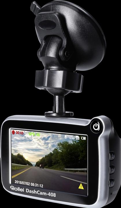 Actual product image Rollei DashCam-408 (Accelerometer, GPS receiver, Full HD)