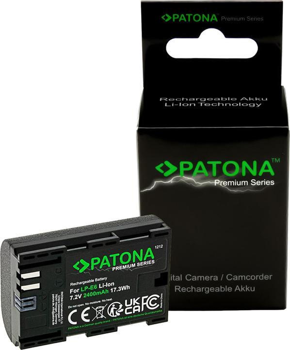 Actual product image Patona Lp-E6 (Rechargeable battery)