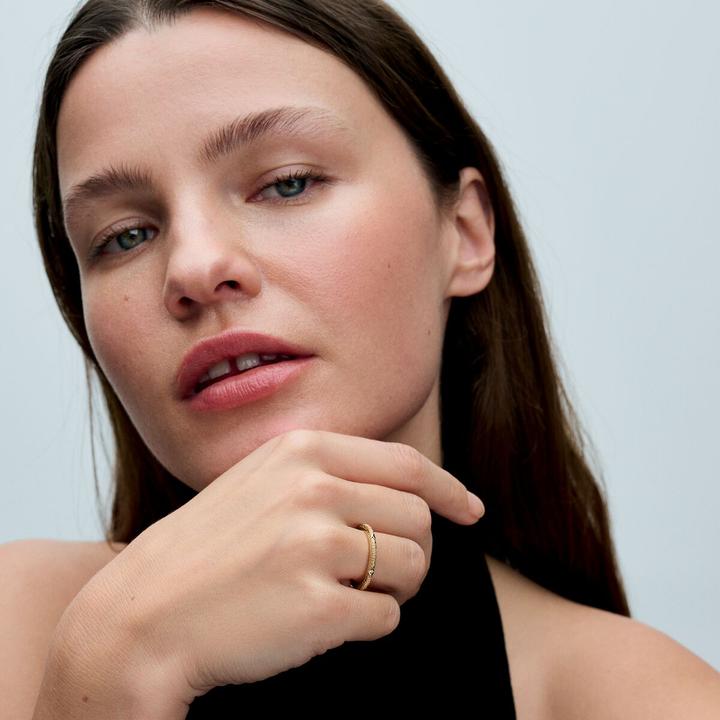 Produktbild Pandora ME Struktur & Steine Ring (48)