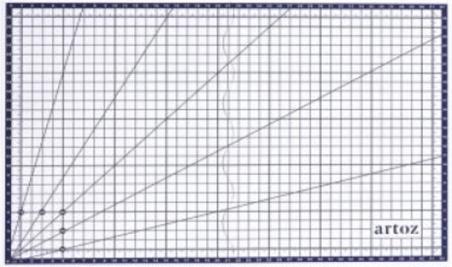 Produktbild Artoz faltbare Schneidematte A3 (45 x 30 cm)