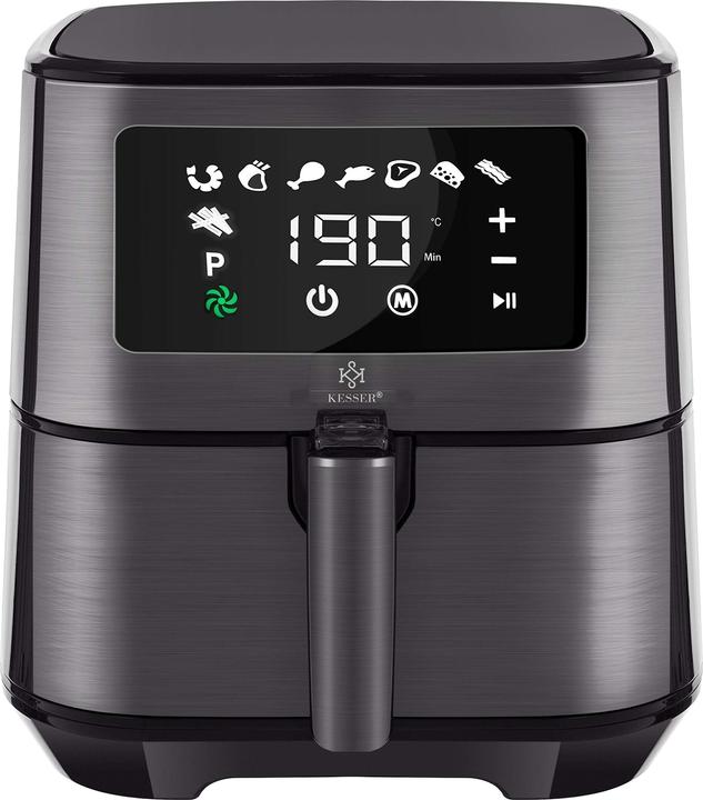 Kesser 5,5 Liter Heissluftfritteuse, Schwarz