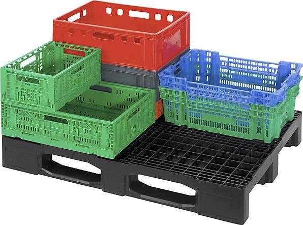 Image du produit Cabka Palette à usage unique pour charges lourdes, lot de 10