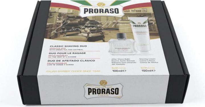 Proraso White Classic Shaving Duo (Balsam, 100 ml)
