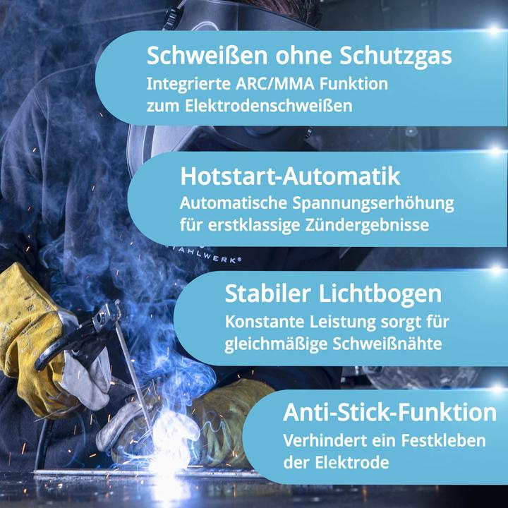 Produktbild Stahlwerk Schweissgerät MIG MAG 200 Spot Puls Pro Kombigerät mit Spotfunktion
