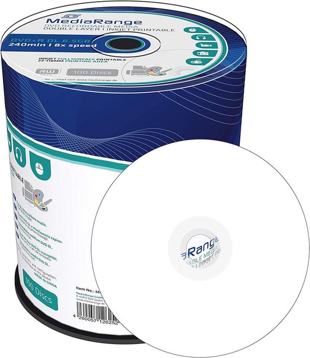 Actual product image MediaRange Dvd+R (100 x)
