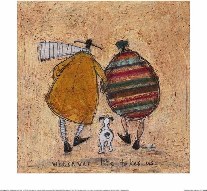 Immagine prodotto Sam Toft Poster Ovunque la vita ci porti (40 x 40 cm)