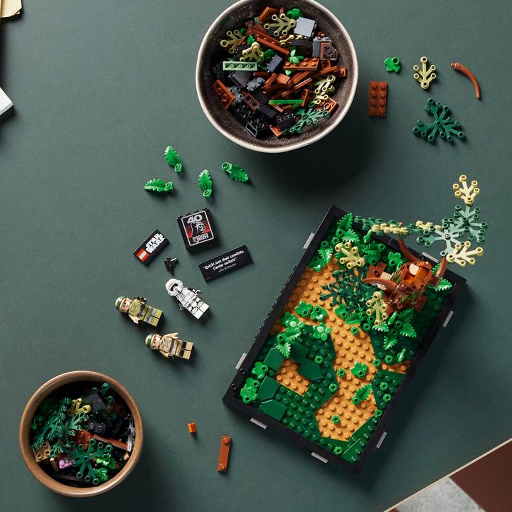 Actual product image LEGO Chase on Endor - Diorama (75353, LEGO Star Wars)
