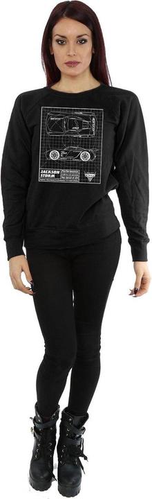Immagine prodotto Disney Cars Jackson Storm Blueprint Felpa Donna (XXL)