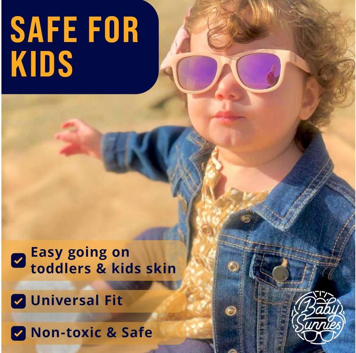 Produktbild Baby Sunnies Kinder-Sonnenbrille mit Band Hellblau