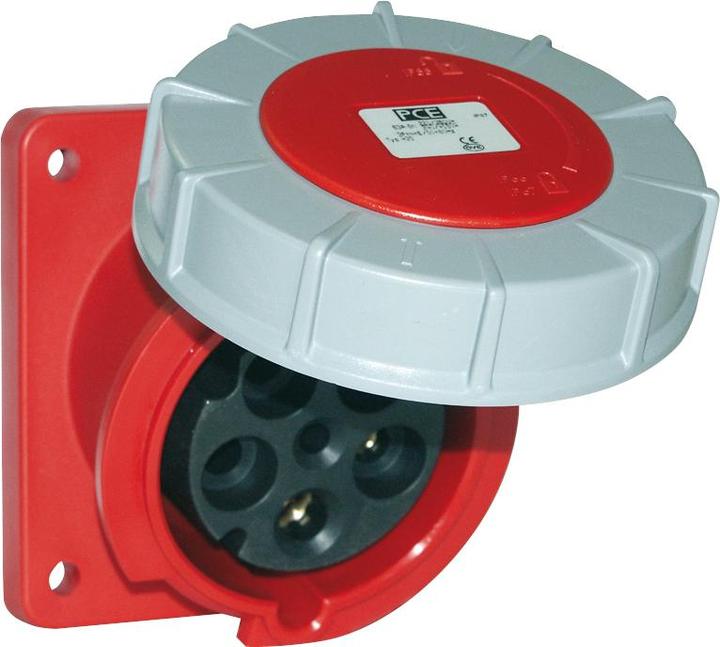 Immagine prodotto PCE 435-2 Scatola di giunzione angolare 63A 5p 2h IP66/67 Power Twist (flangia 100x112 - interasse fori