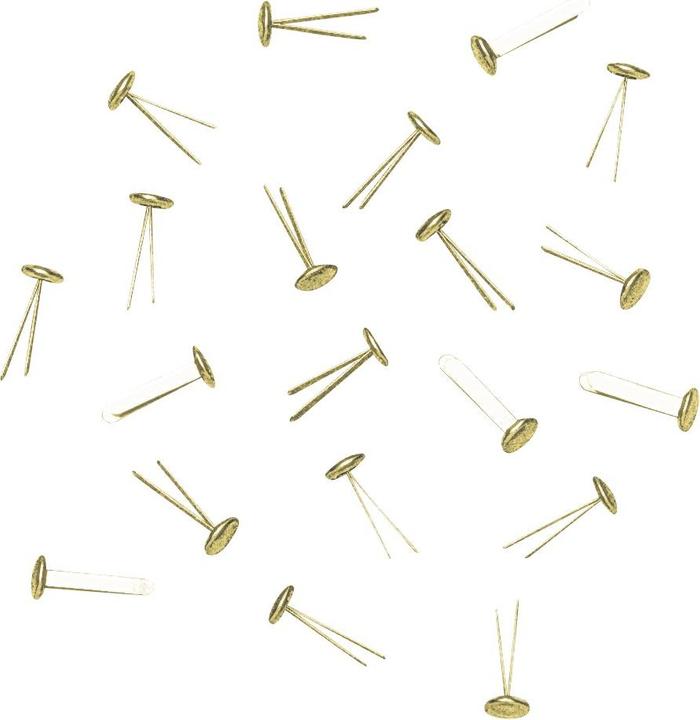 Rayher Agrafes à tête ronde Or 18 pcs.