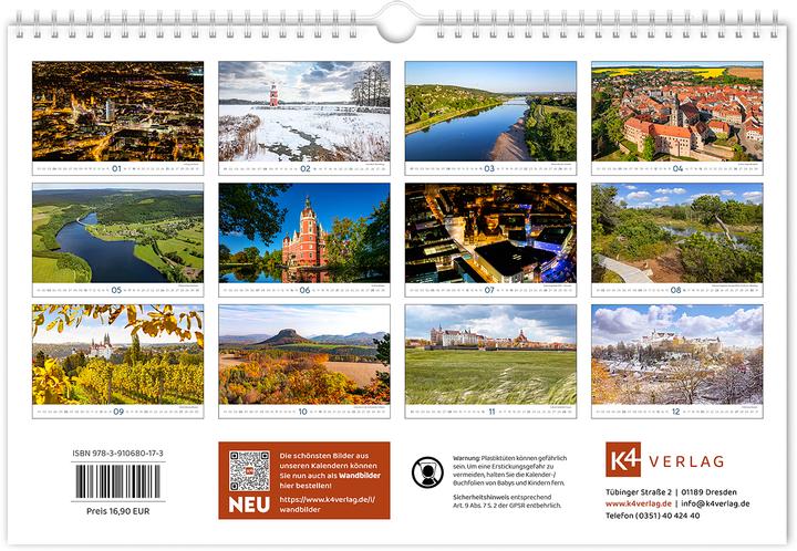 Produktbild Kalender Sachsen 2026 (Deutsch)
