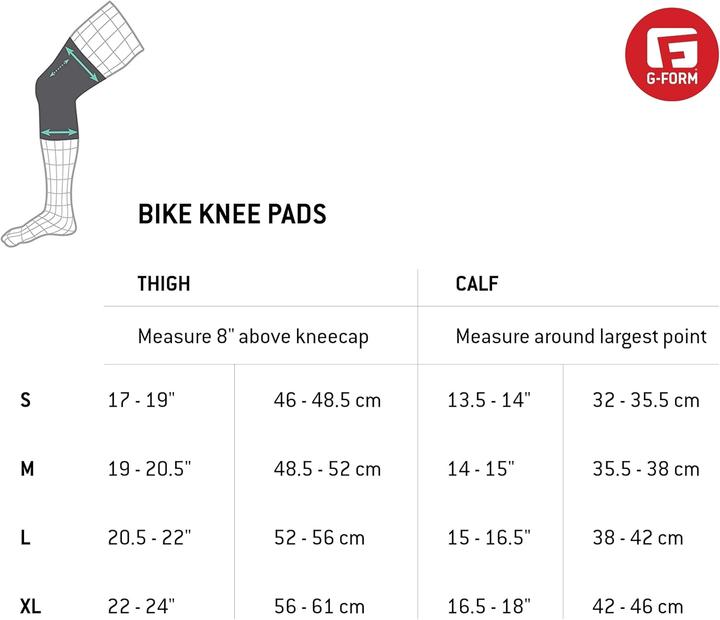 Image du produit G-Form Genouillères E-Line pour le BMX et le cyclisme de descente (S, Genouillère)
