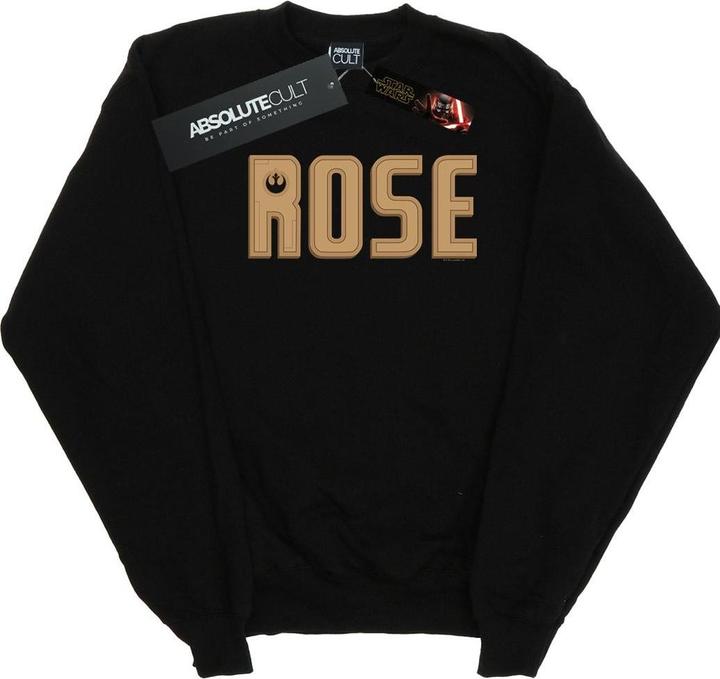 Star Wars The Rise Of Skywalker Rose Text Logo Sweatshirt