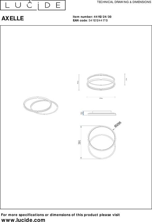 Image du produit Lucide Axelle (1200 lm)