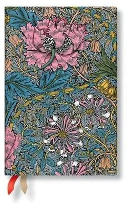 Immagine prodotto Paperblanks Morris Pink Honeysuckle (William Morris) Mini agenda giorno per giorno di 12 mesi 2024