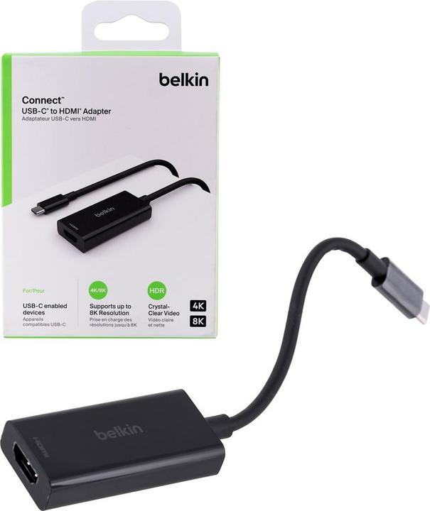 Produktbild Belkin HDMI (Typ A) — USB Typ C (HDMI, USB Typ-C, 19 cm)