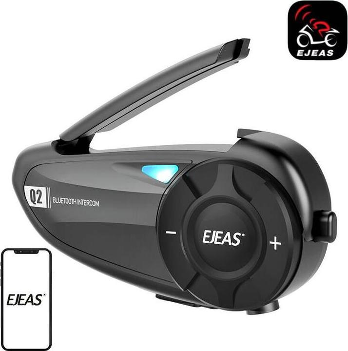 Actual product image Ejeas Motorbike Intercom Q2 (Set of 1)