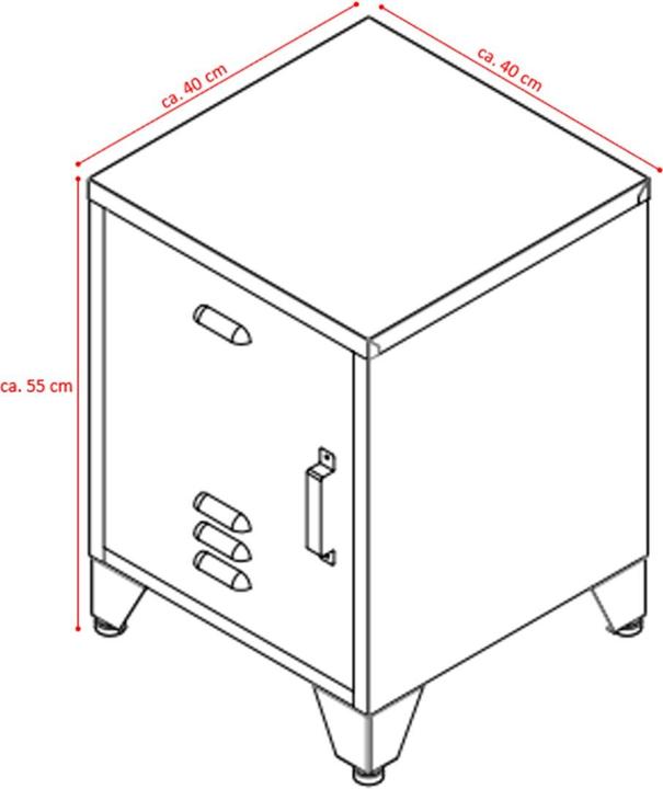 Immagine prodotto Jet-Line Armadio per archiviazione Armadio industriale Armadio per ufficio Armadio in metallo MINSKOW