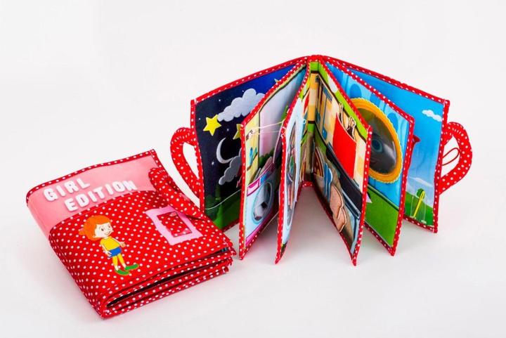 Actual product image Piqipi Quiet Book Cloth Book Girl Edition (Multilingual)