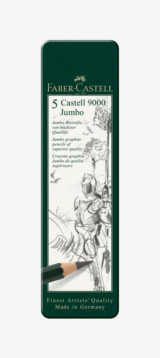 Actual product image Faber-Castell Pencil Castell 9000 (5.30 mm, HB, 10 x)