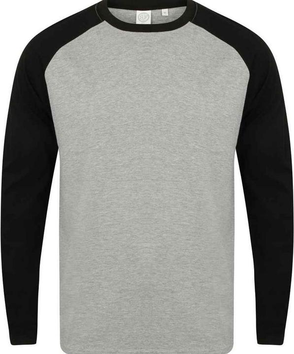 Skinni Fit Langärmeliges Baseball TShirt