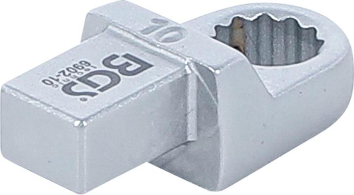 Actual product image BGS Push Fit Ring Spanner | 10 mm | Square Size 9 x 12 mm (10 mm)