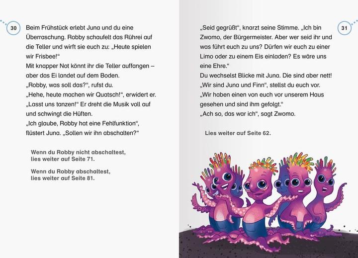 Actual product image Ravensburger 1000 Gefahren junior - Abenteuer auf Planet Pax (German, Jan Sasse, Fabian Lenk, 2023)