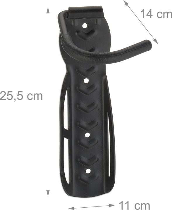 Immagine prodotto Relaxdays 6x Supporto da parete per bicicletta