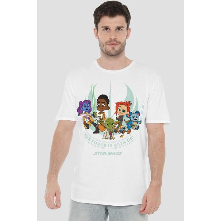 Produktbild Star Wars Young Jedi Adventure The Force Is With Us TShirt (M)