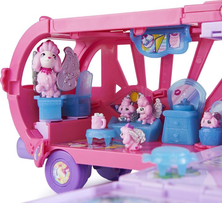 Actual product image Hatchimals Rainbowcation Camper, camper van playset with 6 CollEGGtibles figures and accessories
