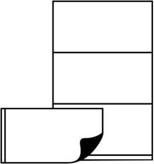 Immagine prodotto 3L Office Prodotti Portaetichette 10835 mag. 55x102mm 3 pezzi/confezione. (3 x)
