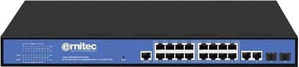 Immagine prodotto Ernitec Switch Layer 2+ gestito, 16 (16 Porti)