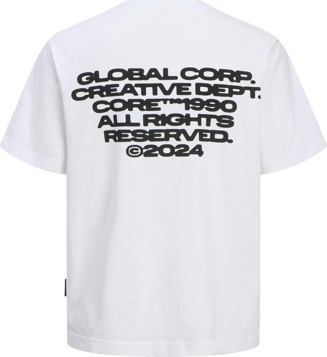 Actual product image Jack & Jones Jcoprime Back Tee Ss Crew Neck Ciff Ln (L)