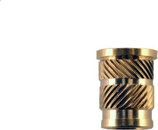 Actual product image Rs Pro M3 Brass Threaded Insert, 5.5mm diameter 4mm Depth (M3)