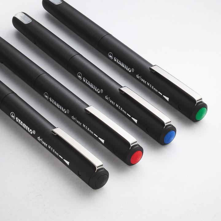 Productafbeelding STABILO Driver Medium 0,8 mm Zwart (Zwart, 1 x)