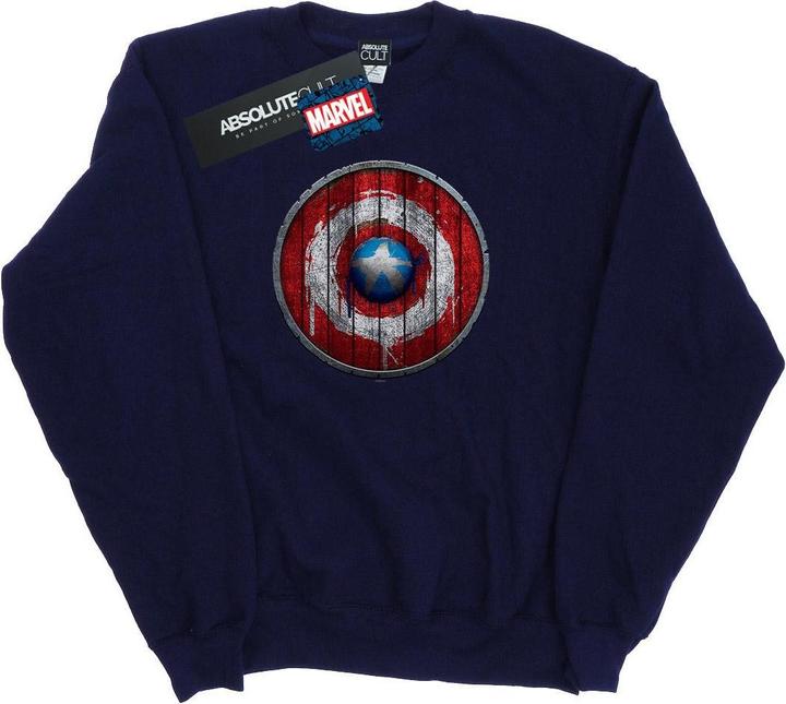 Produktbild Captain America Wooden Shield Sweatshirt (M)