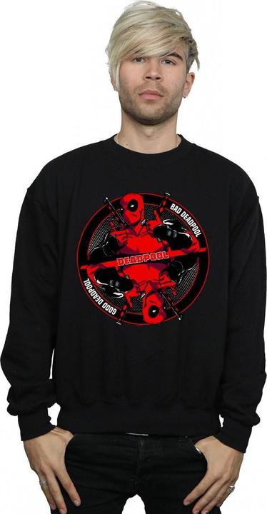 Image du produit - Sweat DEADPOOL GOOD BAD - Homme (M)