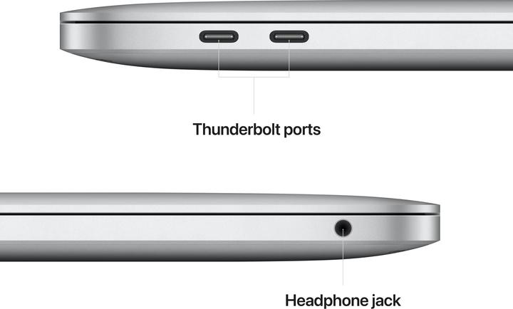 Actual product image Apple MacBook Pro - 2022 (13.30", M2, 8 GB, 256 GB, DE)