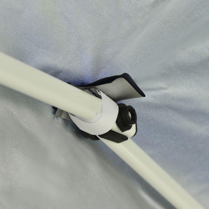 Immagine prodotto Swisshandel24 Gazebo pieghevole 2x2m 4 pareti laterali con finestra Porta con cerniera incl. picchetti Corde in (200 cm, 200 cm)