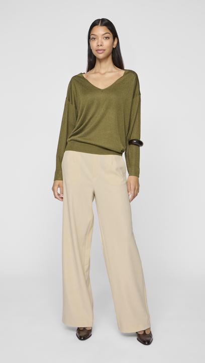 Actual product image Vila High Waist Trousers with Wide Leg (38)
