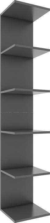 Actual product image VCM Wooden Children's Bookcase Kids Wall Hanging Shelf Wall Board Shelf Kidos (35 x 30 x 180 cm)