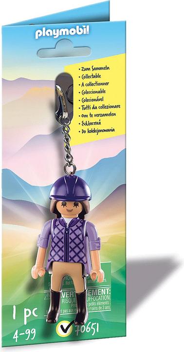 Produktbild Playmobil Schlüsselanhänger Reiterin (70651, Playmobil Country)
