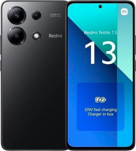 Produktbild Xiaomi Redmi Note 13 (128 GB, Midnight Black, 6.67", Dual SIM, 108 Mpx, 4G)