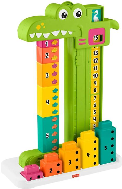 Actual product image Fisher-Price Mein Zahlen-Krokodil (German, French, Swiss German, Italian, English)