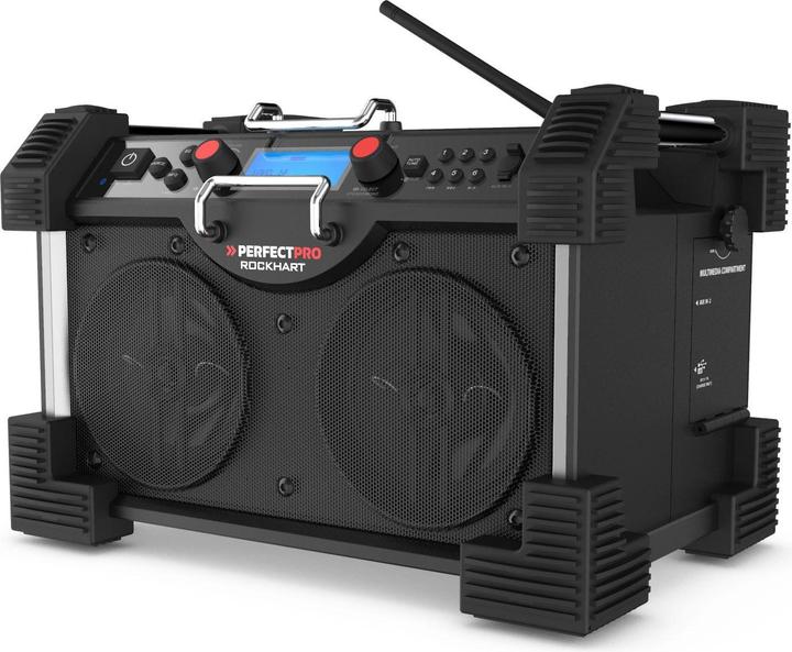 Image du produit PerfectPro - Rockhart RH4- Bouwradio - Bluetooth - Dab+ Radio (DAB+ DAB, FM, Bluetooth, NFC)