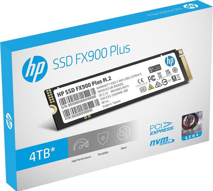 Immagine prodotto HP SSD FX900 PLUS 4TB (4000 GB, M.2 2280)