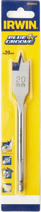 Produktbild Irwin 10502812, Drill, Spade drill bit, 1.9 cm, 157 mm, Wood, Stainless steel (19 Millimeter)